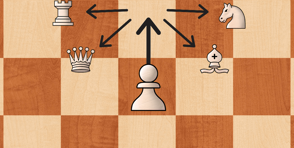 Pawn reaching the 8th rank and changing into a Queen